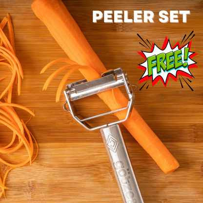 Revolutionary 5-in-1 Kitchen Scissors: Chop Veggies, Meat & More in Seconds | Free Peeler set