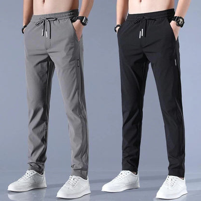 🔥Buy 1 Get 1 Free💥🤩 PREMIUM MEN'S HIGH STRETCH SKINNY LYCRA PANTS(Black & Gray) 🔥