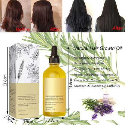 🤩Veganic Natural Hair Growth Oil 30ml [Buy 1 Get 1 free]🤩