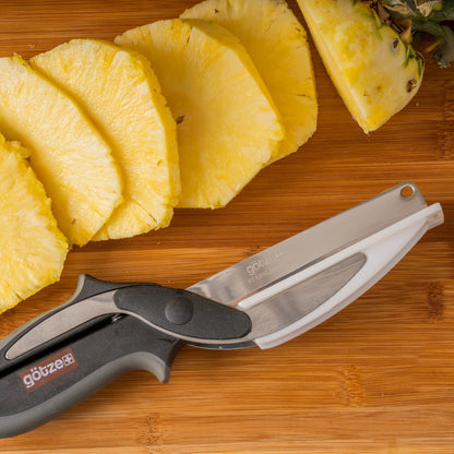 Revolutionary 5-in-1 Kitchen Scissors: Chop Veggies, Meat & More in Seconds | Free Peeler set