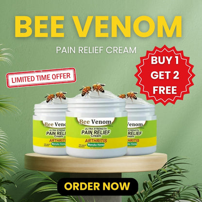 (Pack of 3) BeeTherapy™ #1 Bee Venom Pain Relief Cream | Buy 1 Get 2 Free 🔥